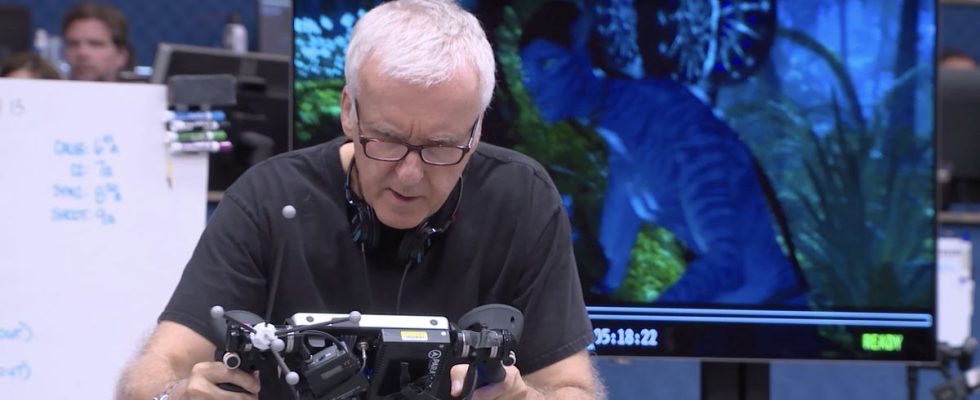 Regardez James Cameron utiliser une caméra virtuelle pour réaliser Avatar : La Voie de l'Eau