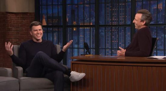 Colin Jost and Seth Meyers on Late Night with Seth Meyers