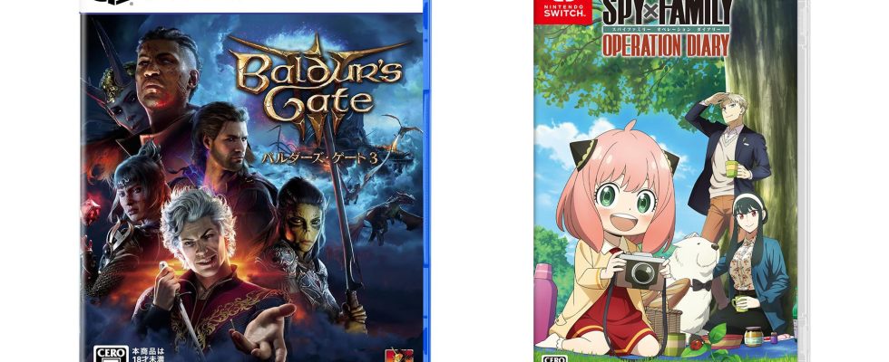 Sorties de jeux japonais de cette semaine : Baldur's Gate III, SPYxANYA : Operation Memories, plus