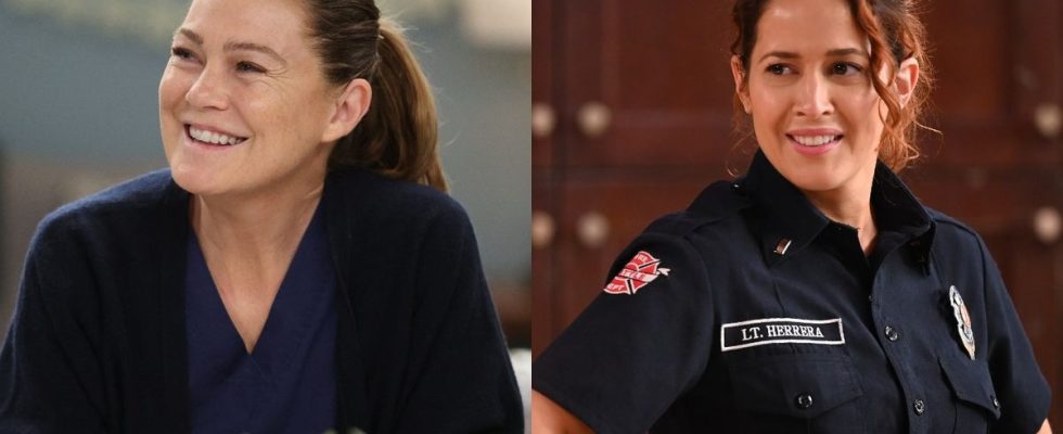 greys anatomy meredith station 19 andy side by side