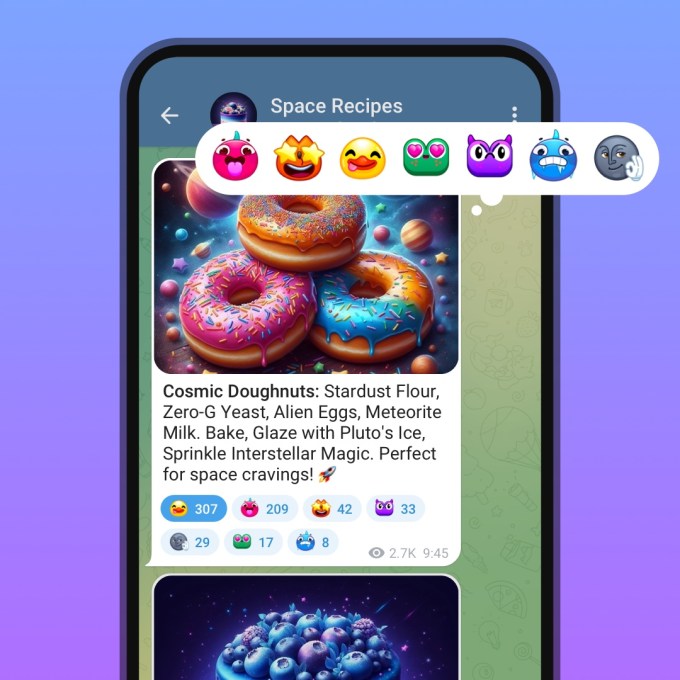 Emoji personnalisé Telegram pour les chaînes