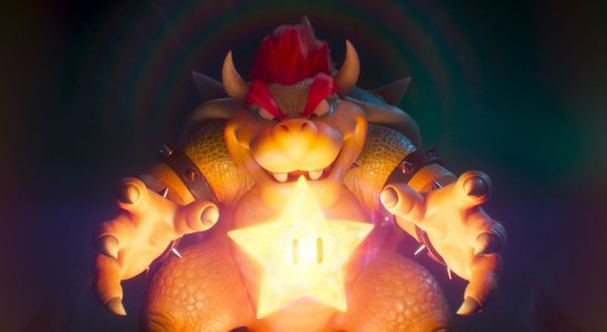 Bowser with Star in The Super Mario Bros. Movie