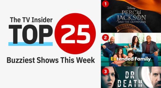Top 25 de la semaine selon TV Insider (18-24 décembre) : "Percy Jackson et les Olympiens", "La famille élargie" et plus