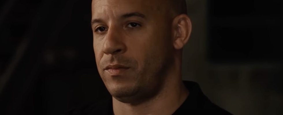 Vin Diesel as Dominic Toretto in Fast Five