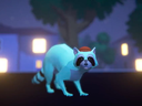 Le raton laveur figurait dans Trash Panda, un nouveau jeu de Jason Leaver, de Toronto.