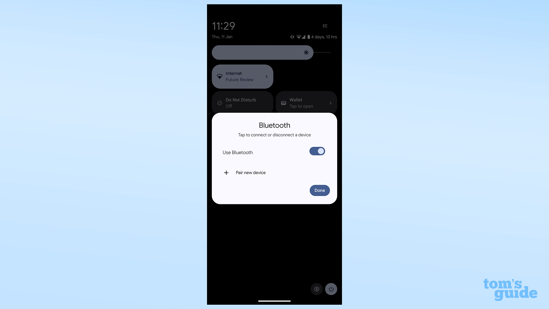 La nouvelle carte Bluetooth d'Android 14 QPR 2 beta 3