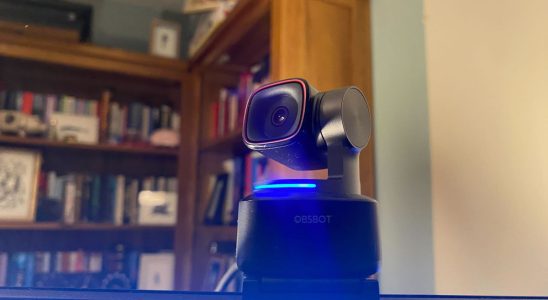 OBSbot Tiny 2 webcam close up