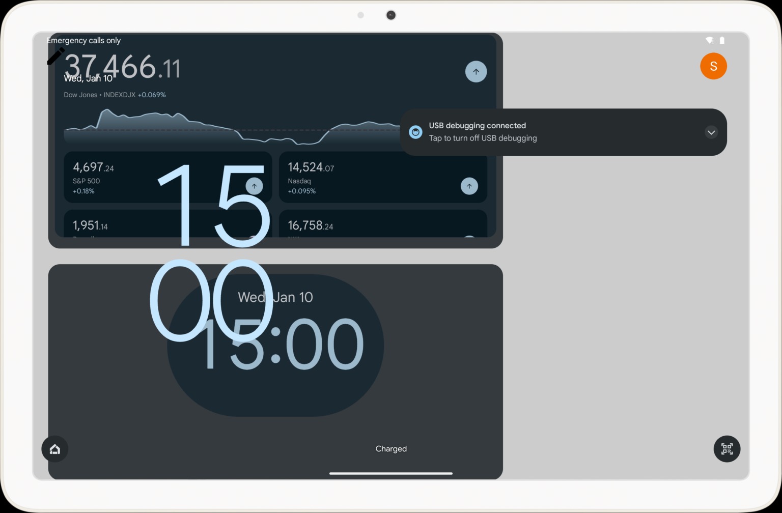 Options de widgets d’écran de verrouillage bêta d’Android 14, y compris les applications Horloge et Finance