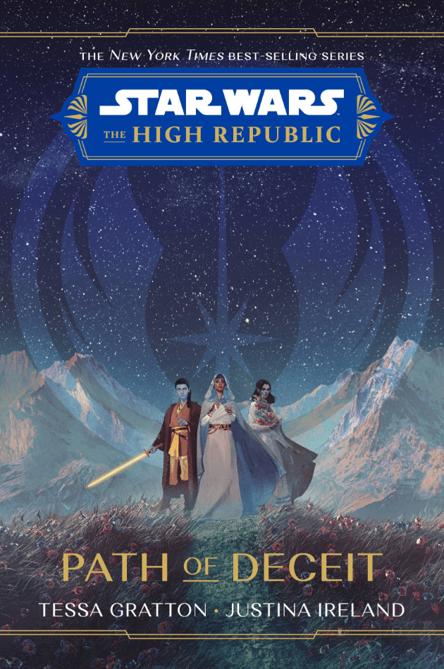 Couverture du Chemin de la tromperie.  Cette image fait partie d'un article sur l'ordre de lecture de tous les livres Star Wars : The High Republic. 