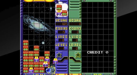 Arcade Archives Gameplay de Cosmo Gang the Puzzle