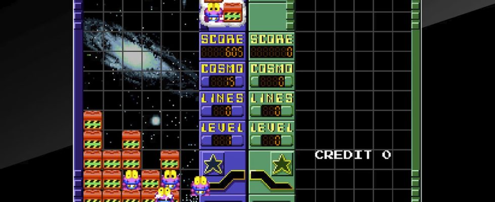 Arcade Archives Gameplay de Cosmo Gang the Puzzle