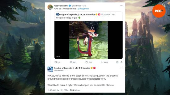 Riot répond aux allégations concernant l'animation Smolder de League of Legends : Riot Games répond à une image d'un dragon dansant