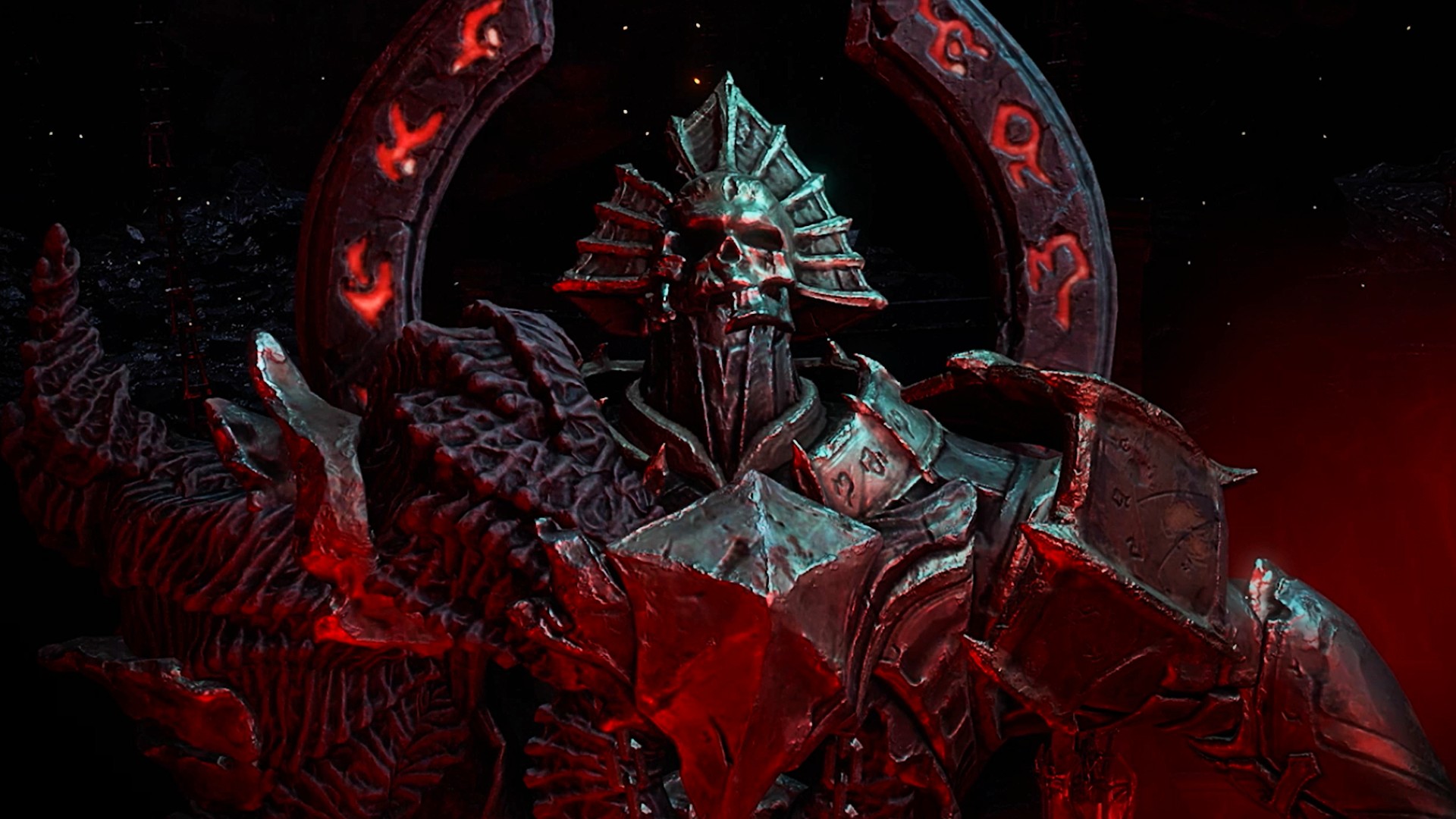 Une clôture du principal ennemi de Diablo 4 Saison 3, qui est couvert de métal