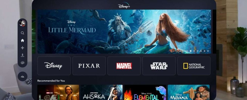 Apple Vision Pro proposera des films Disney en 3D et l'intégralité du catalogue Disney+