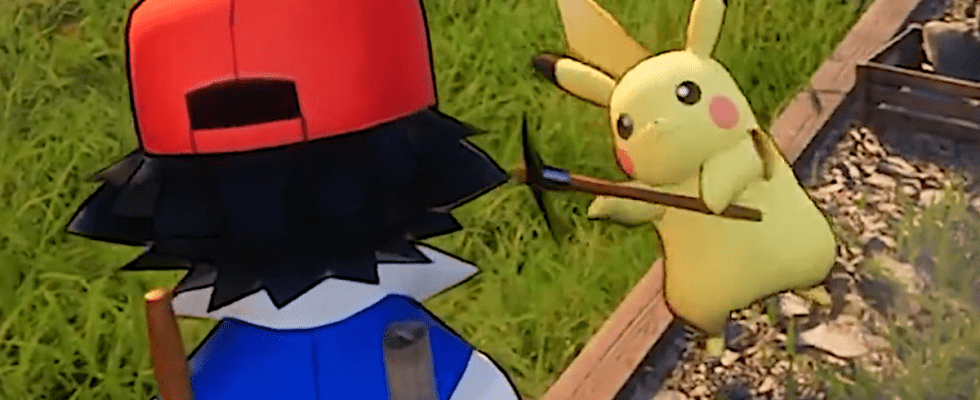 Palworld a un mod Pokémon qui vous permet d'envoyer votre mascotte bien-aimée Pikachu dans les mines, et il est déjà en difficulté
