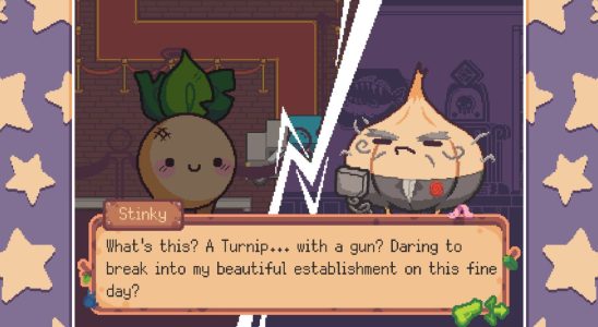 Gameplay de Turnip Boy vole une banque