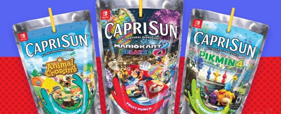 Aléatoire : Nintendo s'associe à Capri Sun pour "Slurp To Win" Switch OLED (États-Unis)