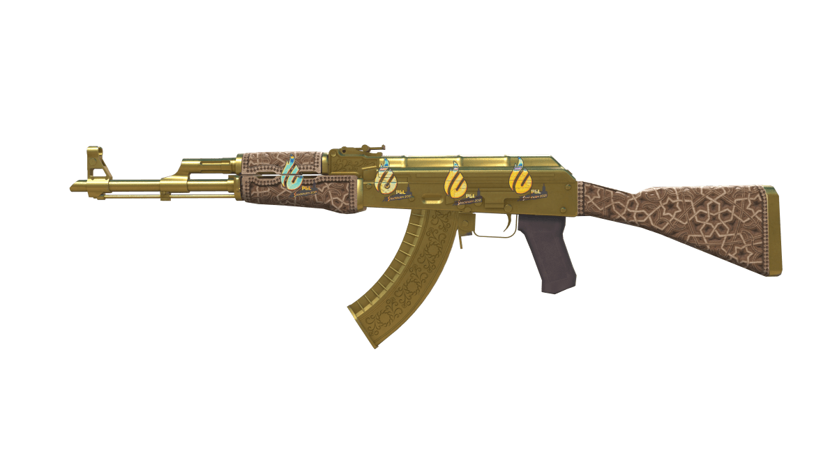 L'AK-47 Gold dans CS2. 