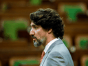 Le premier ministre Justin Trudeau ne semble pas vraiment enthousiasmé par l’idée d’un revenu de base universel.
