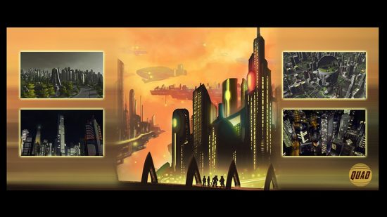 Mods Cities Skylines : une ville futuriste.