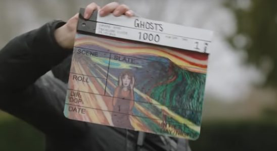 Ghosts Clapperboard - Alison in The Scream