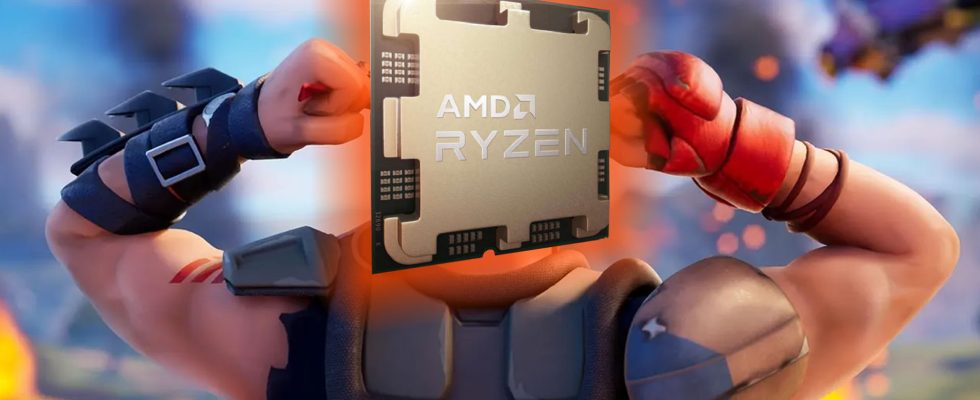 Le nouveau processeur d'AMD atteint 132 ips dans Fortnite sans carte graphique