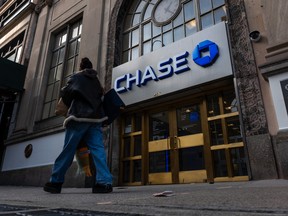 Une succursale de la banque Chase dans le Lower Manhattan.