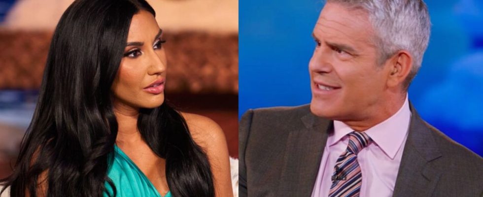 Andy Cohen and Monica Garcia side by side