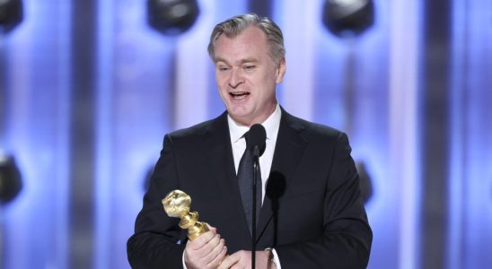 Christopher Nolan accepts the award for Best Director – Motion Picture for “Oppenheimer” at the 81st Golden Globe Awards held at the Beverly Hilton Hotel on January 7, 2024 in Beverly Hills, California.