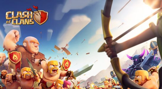 Clash of Clans units fighting