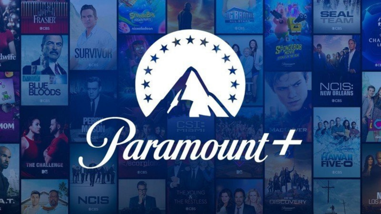 Bannière avec logo Paramount Plus