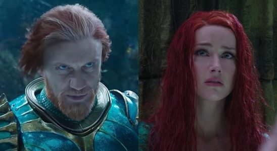 Dolph Lundgren and Amber Heard in Aquaman