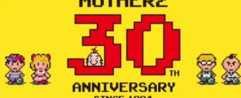 Mother 2 anniversary graphic.