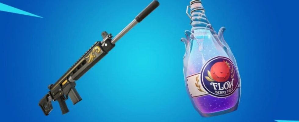 The Flowberry Fizz item in Fortnite.