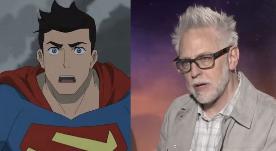 Supes in the new animated series "My Adventures with Superman,