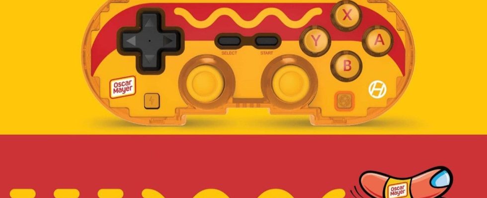 Hyperkin révèle un contrôleur de hot-dog Oscar Mayer pour Nintendo Switch