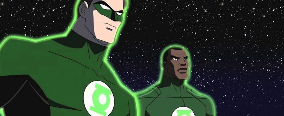 Green Lanterns Hal Jordan and John Stewart in Young Justice