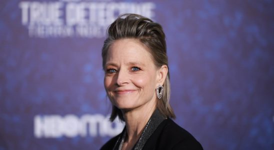 MEXICO CITY, MEXICO - JANUARY 11: Jodie Foster poses during the blue carpet for the series 'True Detective: Night Country' at Cineteca Nacional on January 11, 2024 in Mexico City, Mexico. (Photo by Hector Vivas/Getty Images)