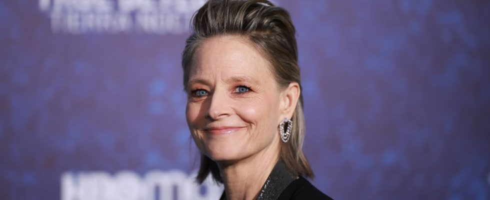 MEXICO CITY, MEXICO - JANUARY 11: Jodie Foster poses during the blue carpet for the series 'True Detective: Night Country' at Cineteca Nacional on January 11, 2024 in Mexico City, Mexico. (Photo by Hector Vivas/Getty Images)