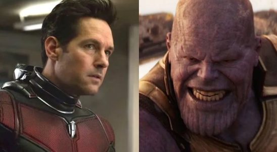 Ant-Man and Thanos side by side