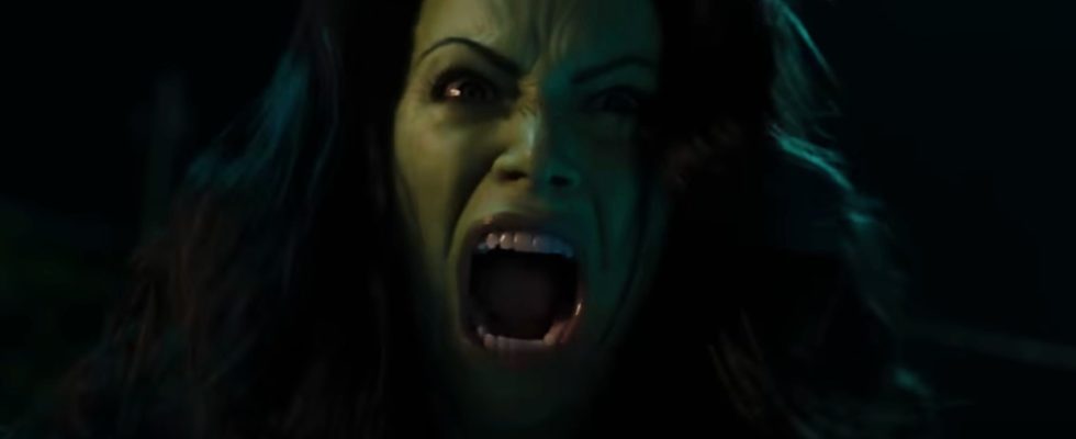 Tatiana Maslany as She-Hulk in Marvel's She-Hulk: Attorney at Law