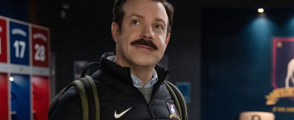 Jason Sudeikis as Ted Lasso in the series finale