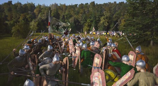 A medieval battle in the woods