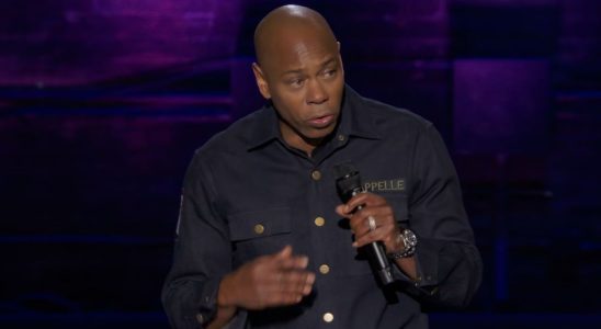 Dave Chappelle doing standup