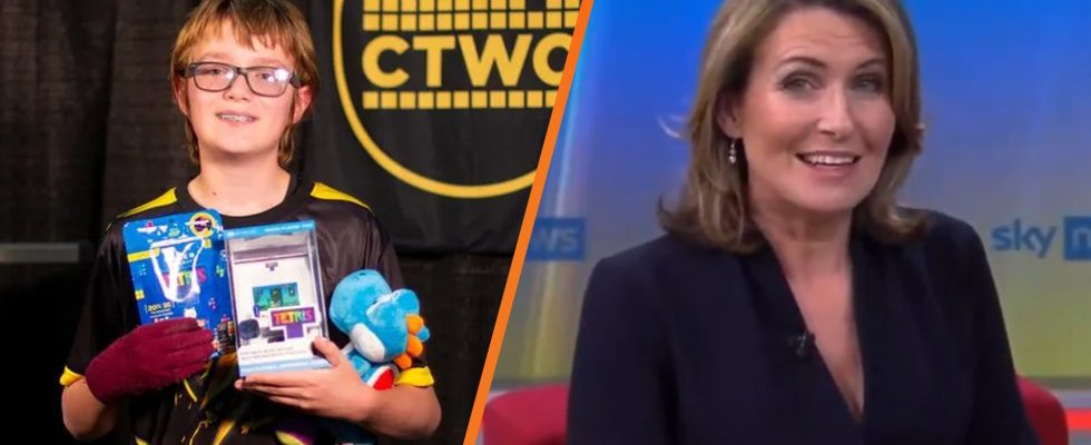 Sky News presenter criticised for telling teenage Tetris champ to ‘go outside’
