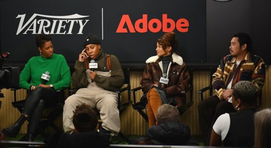 Dawn Porter, Lena Waithe, Leslie Grace and Bao Nguyen at Variety x Adobe Conversations held on January 19, 2024 in Park City, Utah.