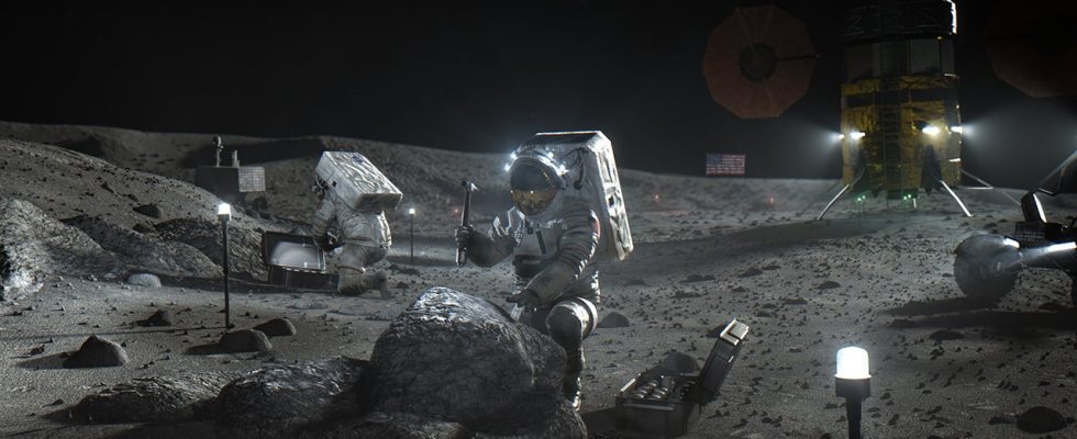 Les astronautes de la NASA pourraient être exposés à des tremblements de lune et à des glissements de terrain lors de leur exploration du pôle Sud lunaire