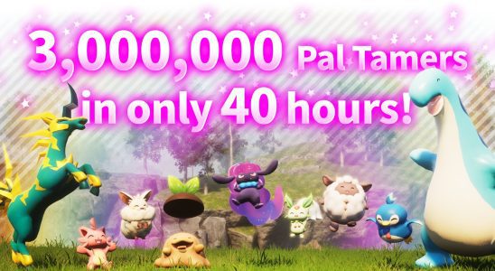 Les ventes de Palworld Early Access dépassent les trois millions en 40 heures