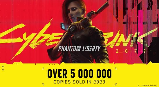 Les ventes de l'extension "Phantom Liberty" de Cyberpunk 2077 dépassent les cinq millions