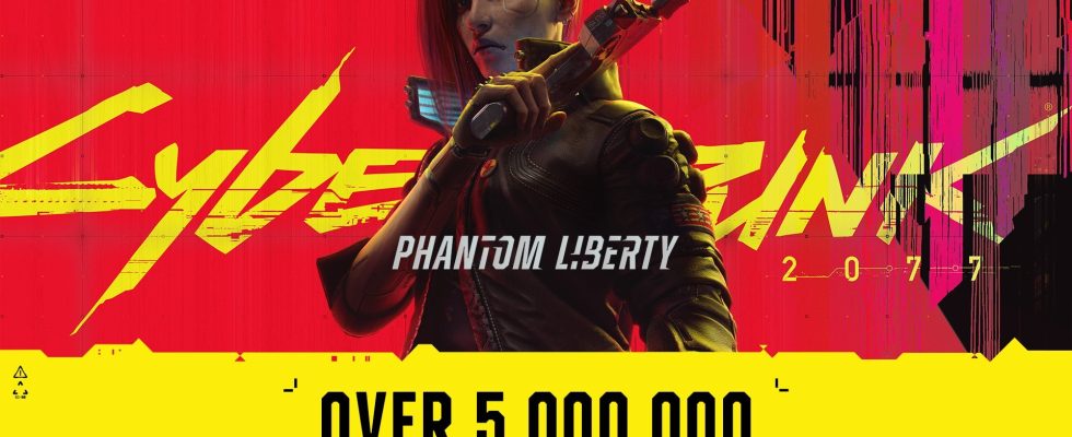 Les ventes de l'extension "Phantom Liberty" de Cyberpunk 2077 dépassent les cinq millions